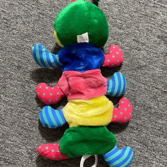 Vintage Kids II Musical Plush Caterpillar Baby Crib Pull Toy Little Rascals Tone - Picture 4 of 16